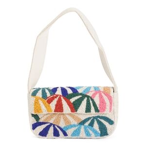 America & Beyond Umbrella Beaded Shoulder Bag